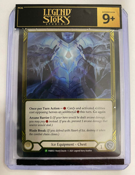 FAB Slab - Heart of Ice Gold Cold Foil Toploader
