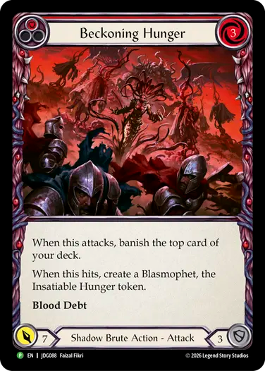 Beckoning Hunger (Red)