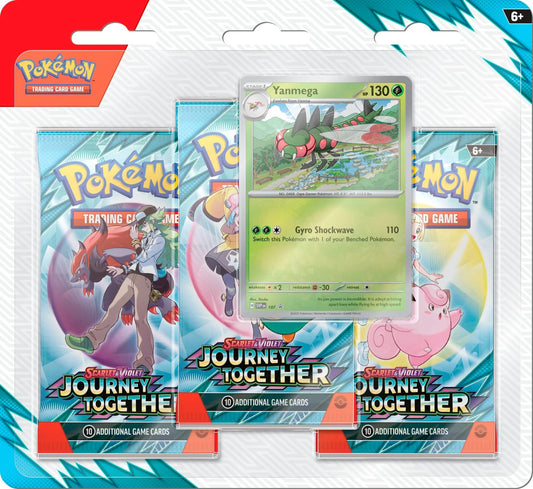 Pokemon Scarlet & Violet 9 - Journey Together 3-Pack Blister