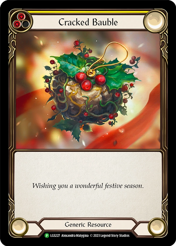 Cracked Bauble (Yellow)