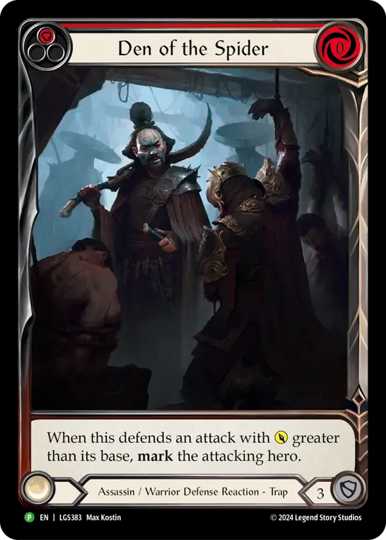 Le repaire de l'araignée (rouge)