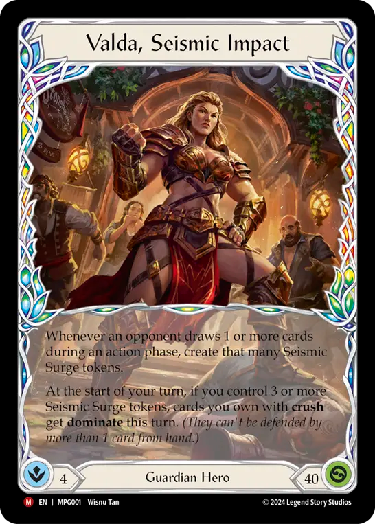 Valda, Seismic Impact