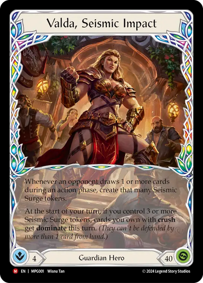 Valda, Seismic Impact