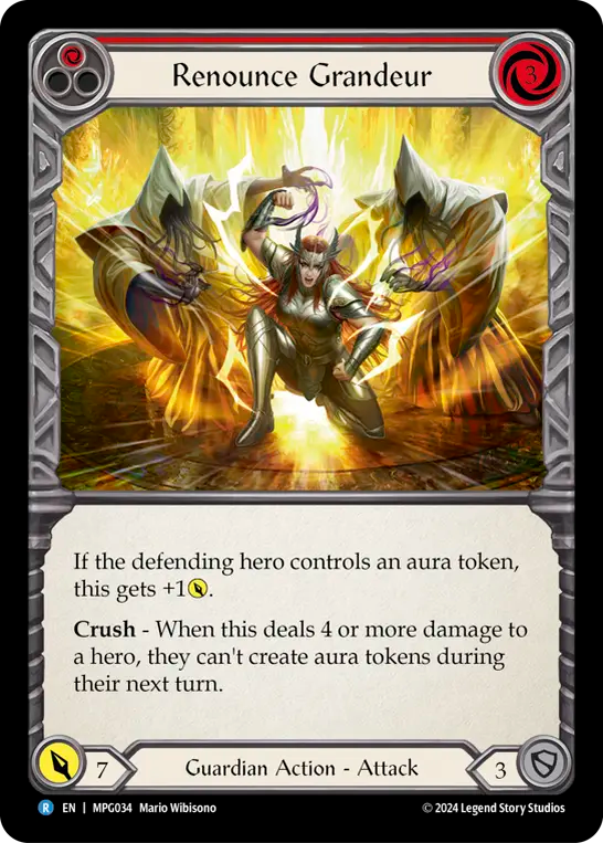 Renounce Grandeur