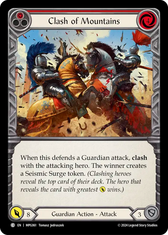 Clash of Mountains (Red)