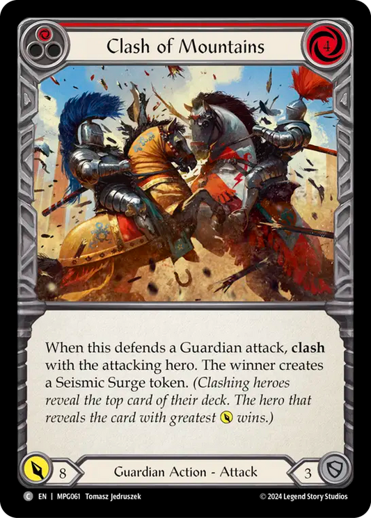 Clash of Mountains (Red)
