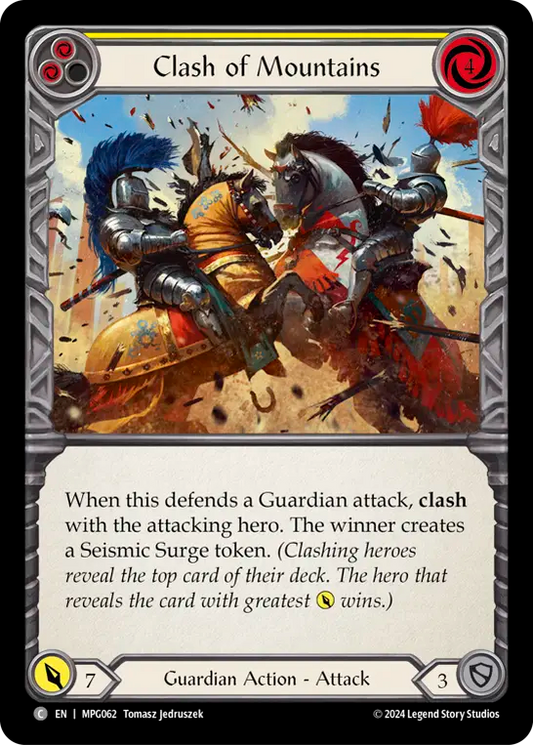 Clash of Mountains (Yellow)