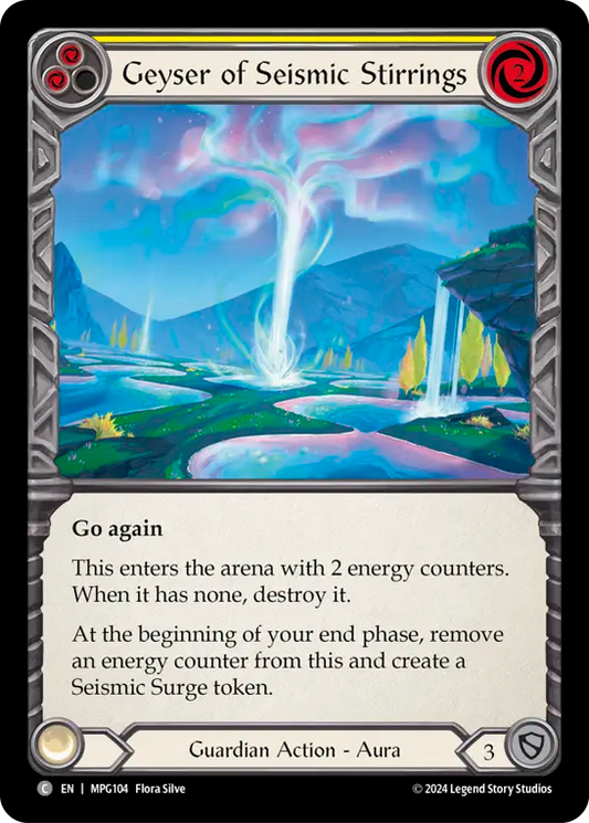 Geyser of Seismic Stirrings (Yellow)