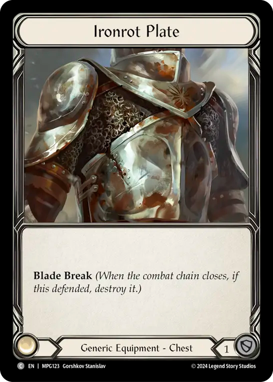 Assiette Pourriture de fer