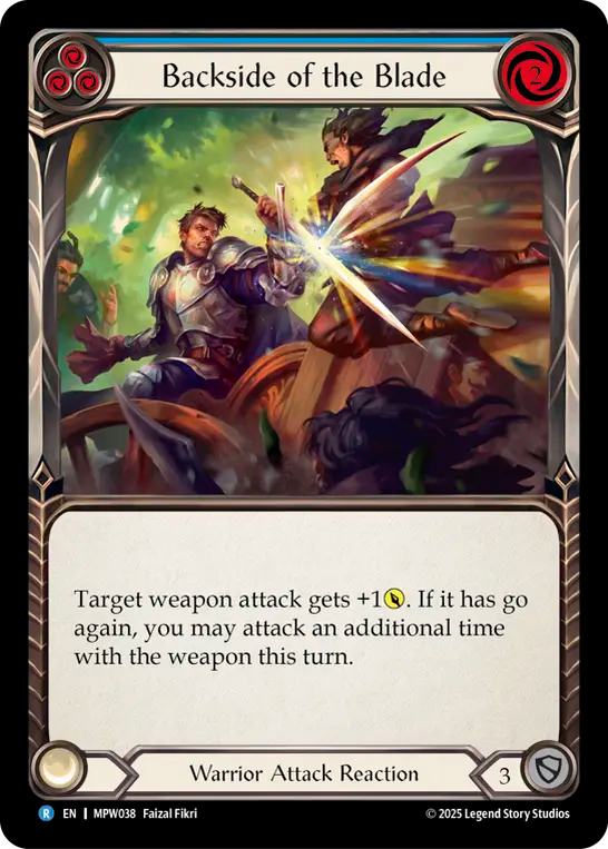 Backside of the Blade (Blue)