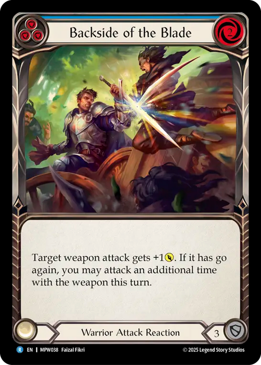 Backside of the Blade (Blue)