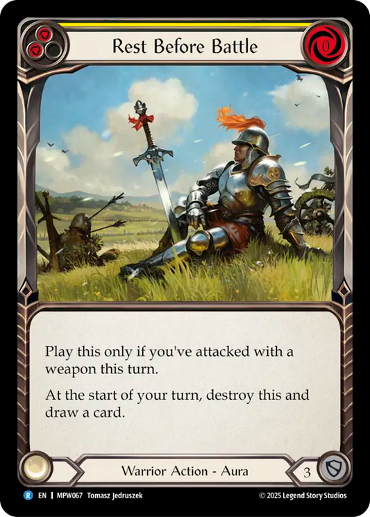 Rest Before Battle (Yellow)