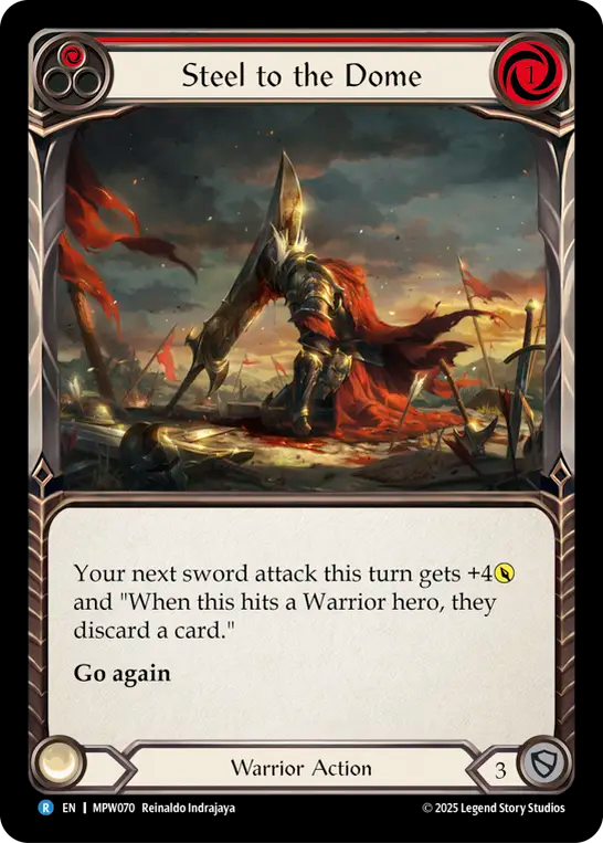 Steel to the Dome (Red)