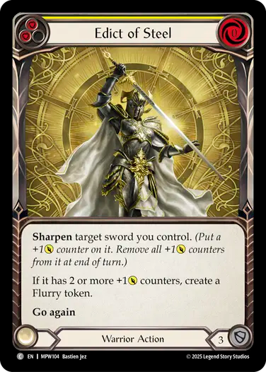Edict Of Steel (Yellow)