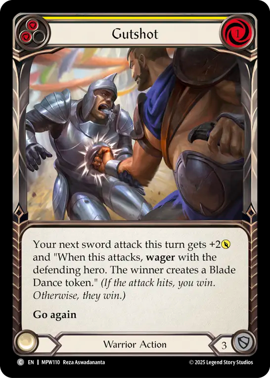 Gutshot (Yellow)