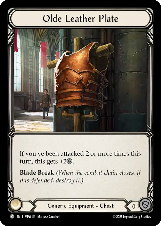 Olde Leather Plate