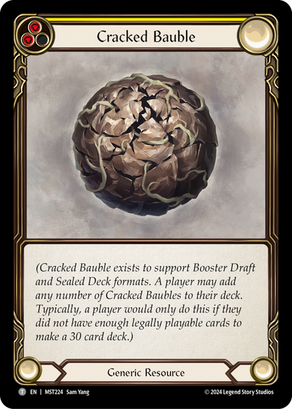 Cracked Bauble (Yellow)