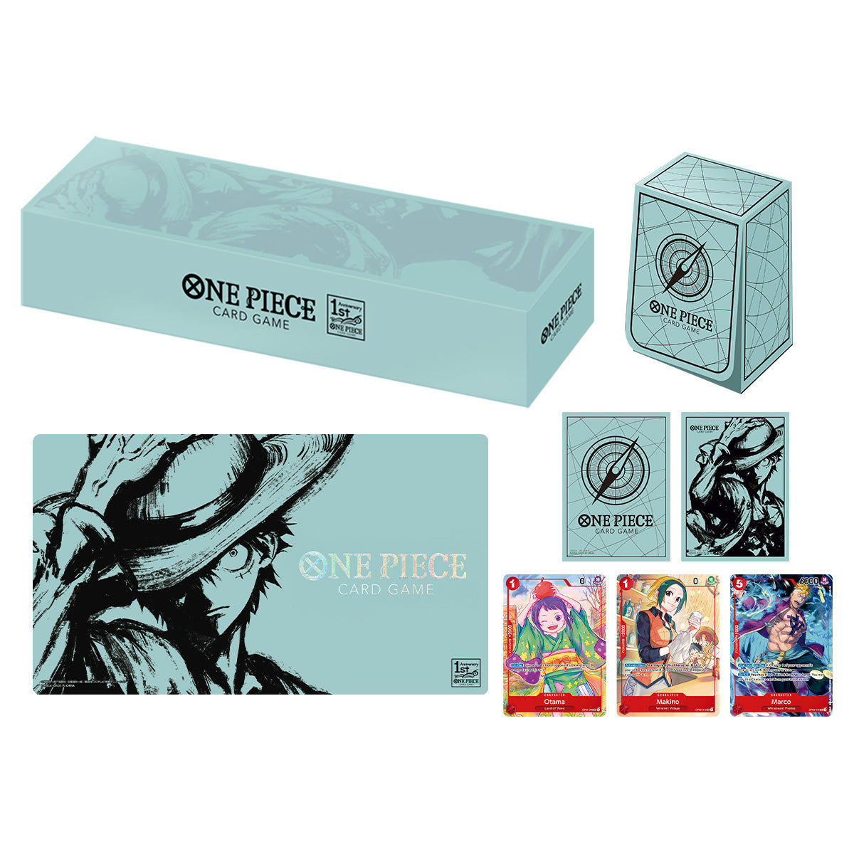 Jeu de cartes One Piece : Ensemble japonais du 1er anniversaire