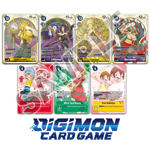 Jeu de cartes Digimon - Coffret Héroïnes Premium PB18