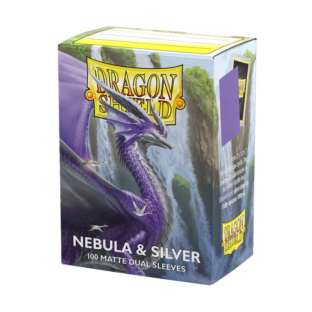 Dragon Shield – Standard size – Dual Matte – Nebula & Silver