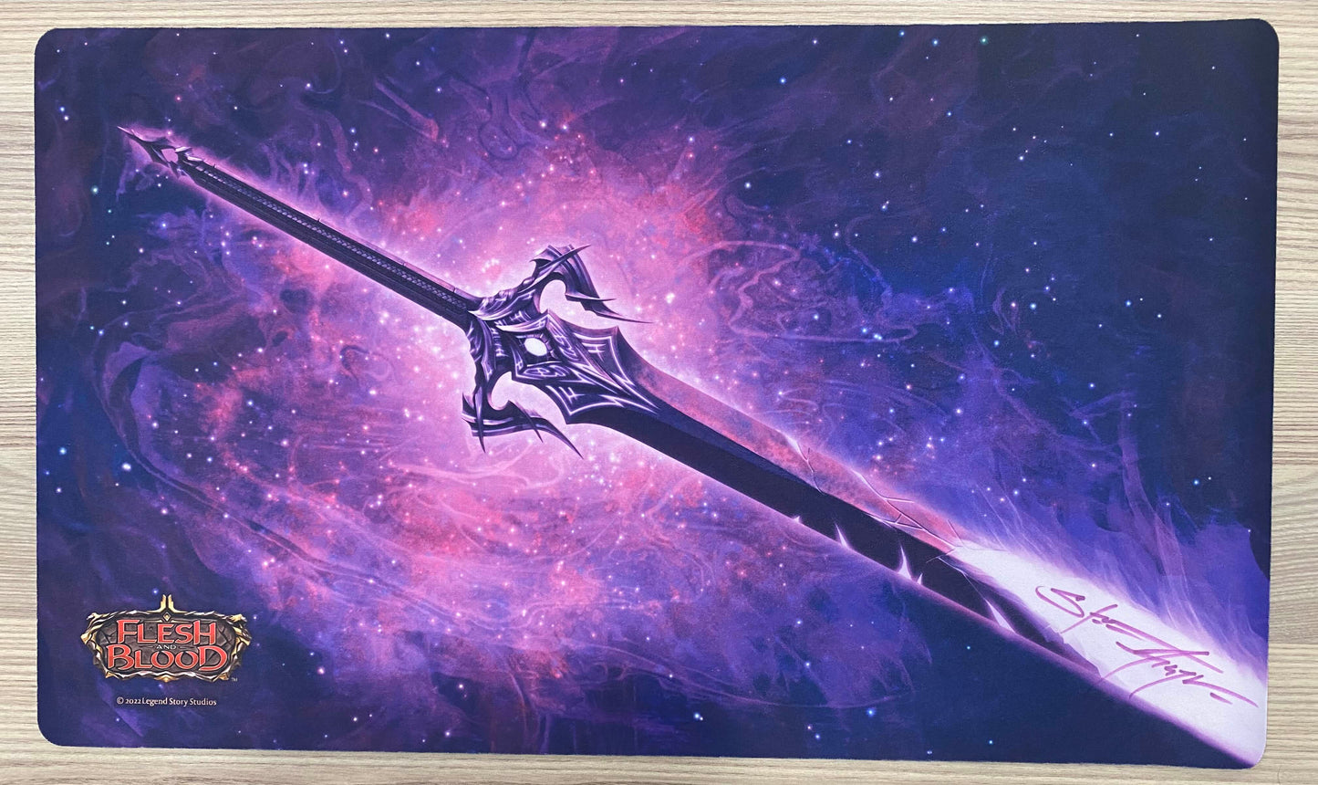 FAB - Nebula Blade Playmat (signed by Steve Argyle)