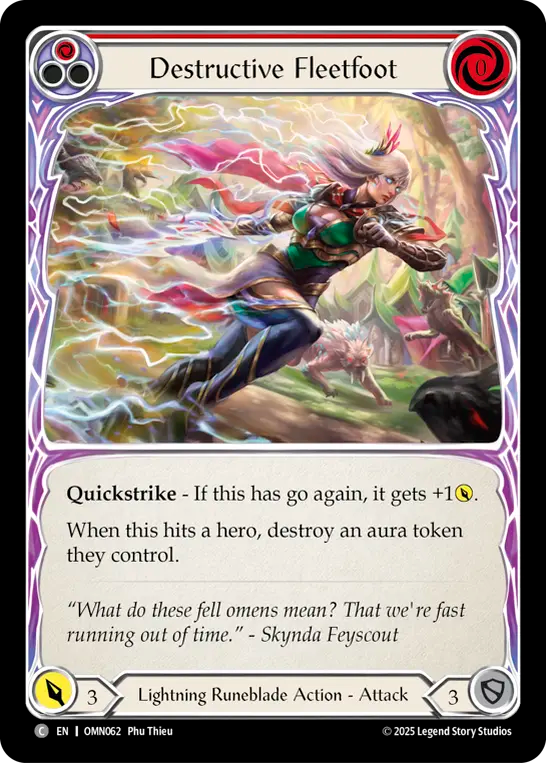 Destructive Fleetfoot (Red)