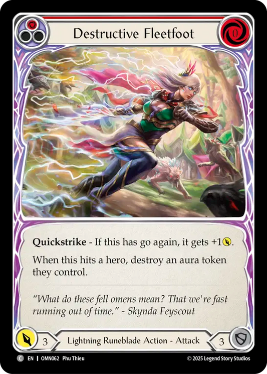 Destructive Fleetfoot (Red)