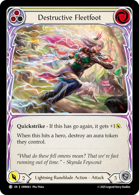 Destructive Fleetfoot (Yellow)