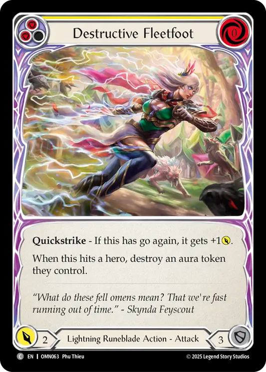 Destructive Fleetfoot (Yellow)