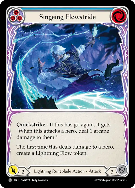 Singeing Flowstride (Blue)