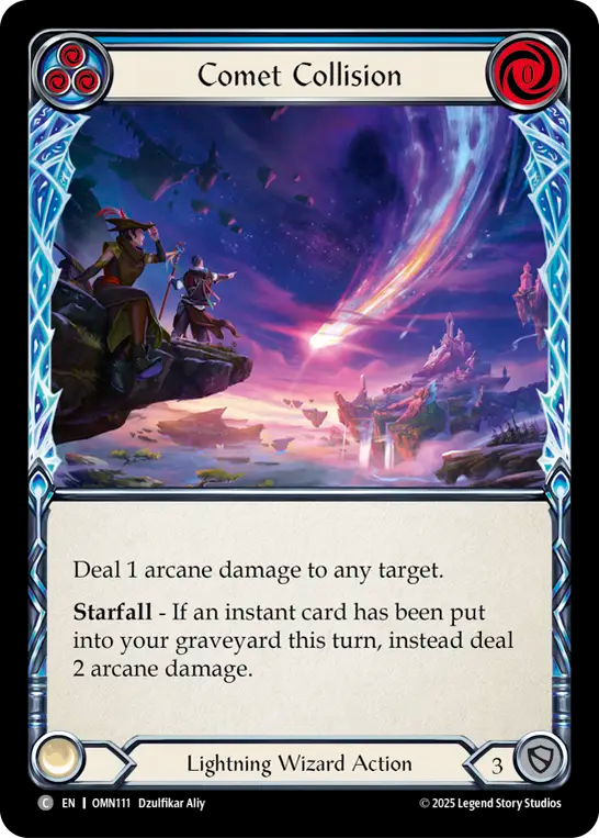 Comet Collision (Blue)