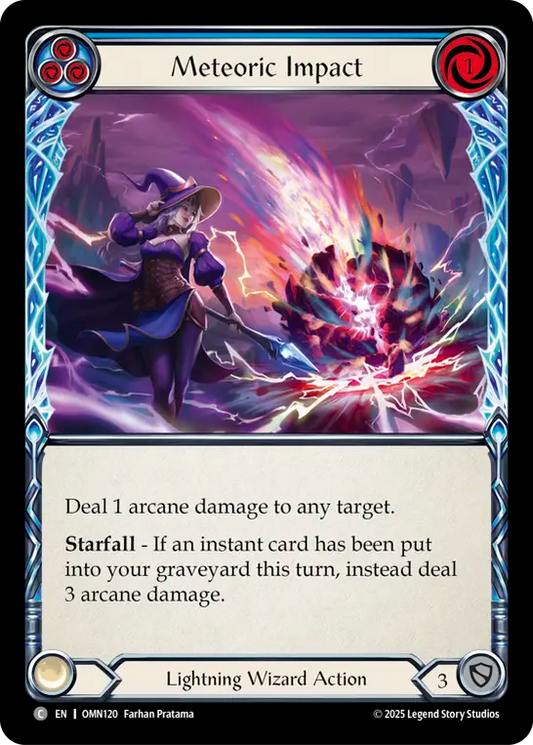 Meteoric Impact (Blue)