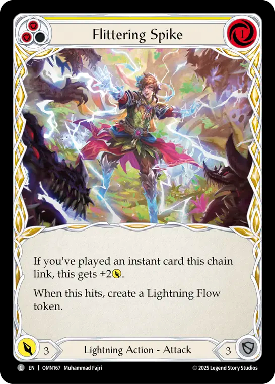 Flittering Spike (Yellow)