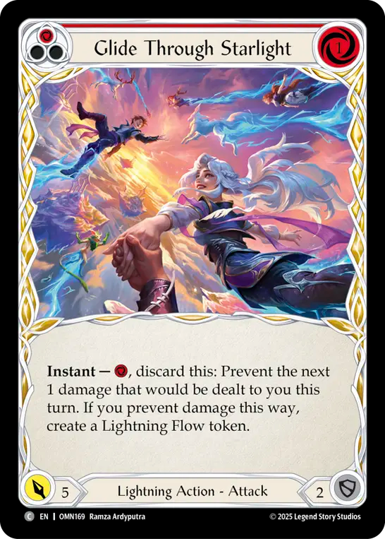 Glide Through Starlight (Red)
