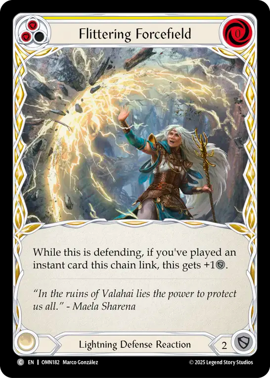 Flittering Forcefield (Yellow)