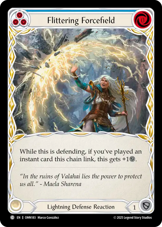 Flittering Forcefield (Blue)