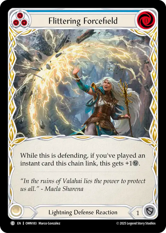 Flittering Forcefield (Blue)