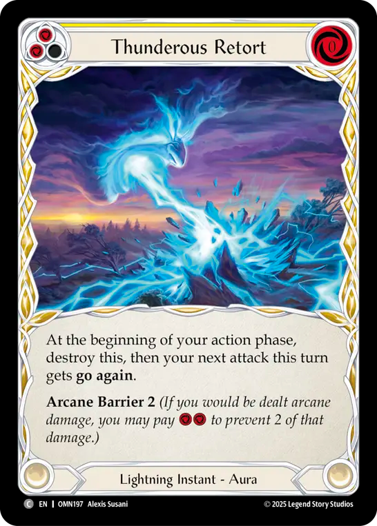 Thunderous Retort (Yellow)