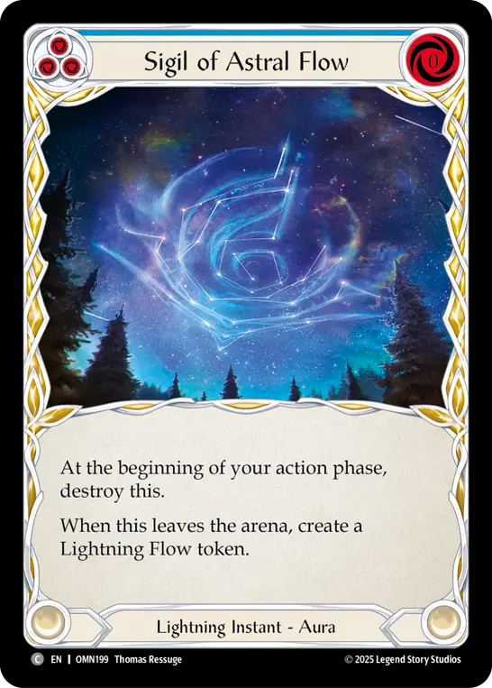 Sigil Of Astral Flow (Blue)