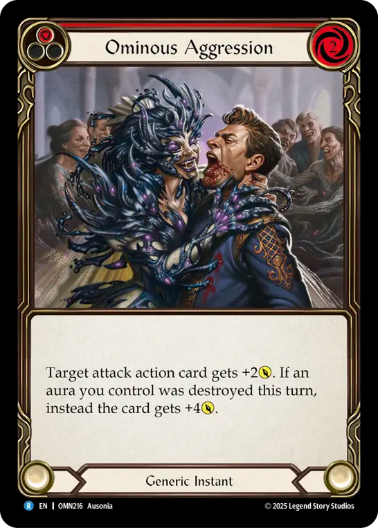 Ominous Aggression (Red)