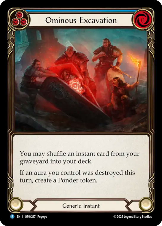 Ominous Excavation (Blue)