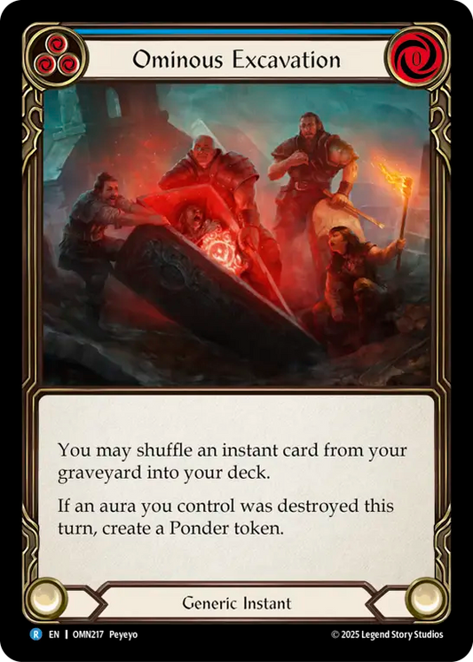 Ominous Excavation (Blue)