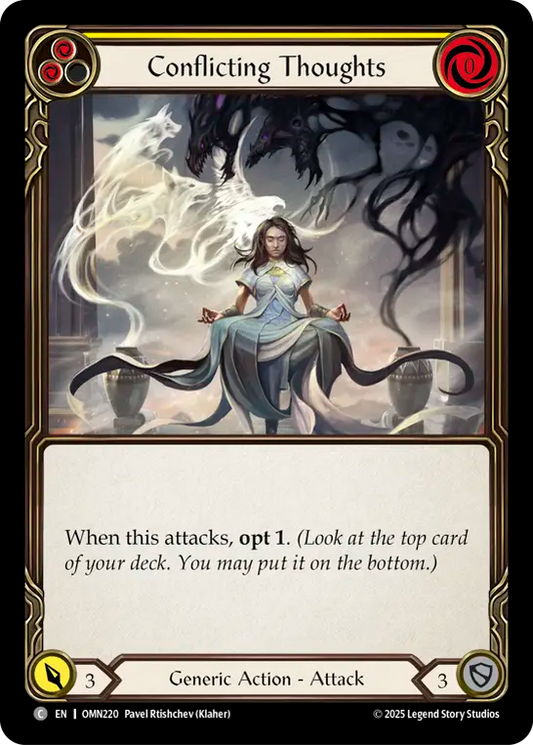 Conflicting Thoughts (Yellow)