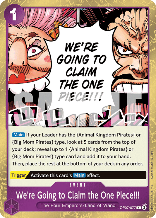 We're Going to Claim the One Piece!!!