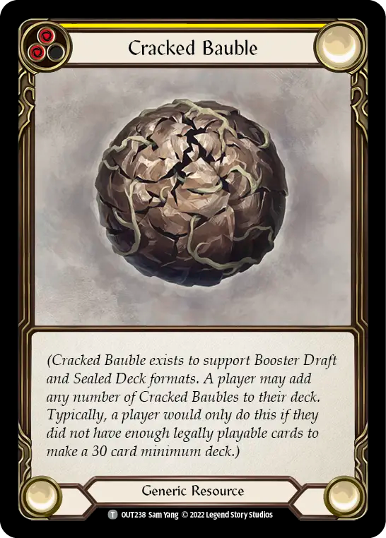 Cracked Bauble (Yellow)
