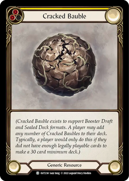 Cracked Bauble (Yellow)