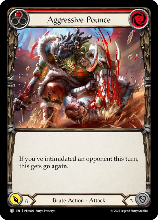Aggressive Pounce (Red)