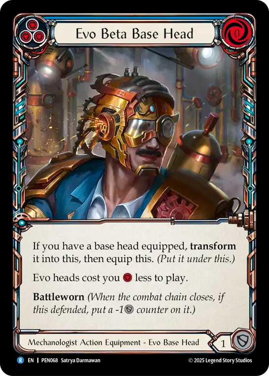 Evo Beta Base Head (Blue)