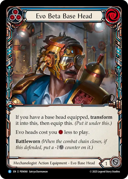 Evo Beta Base Head (Blue)
