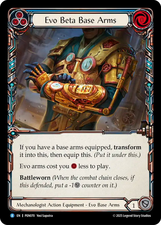 Evo Beta Base Arms (Blue)